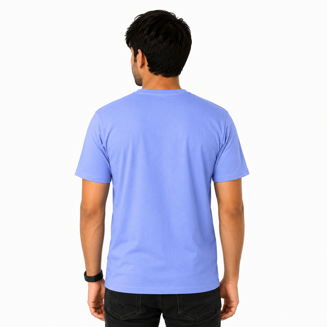 Baby Blue Short Sleeve Basic Premium Plain Tee