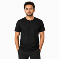 Short Sleeve Black Basic Premium Plain Tee