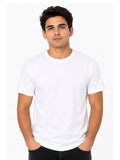 Short Sleeve White Basic Premium Plain Tee