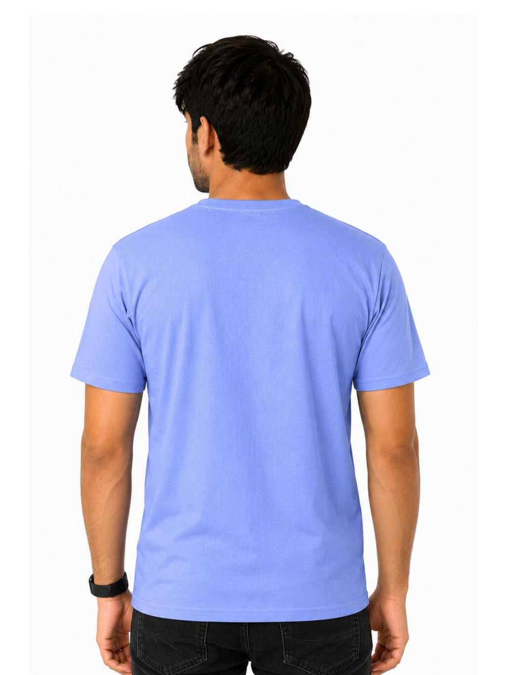 Baby Blue Short Sleeve Basic Premium Plain Tee