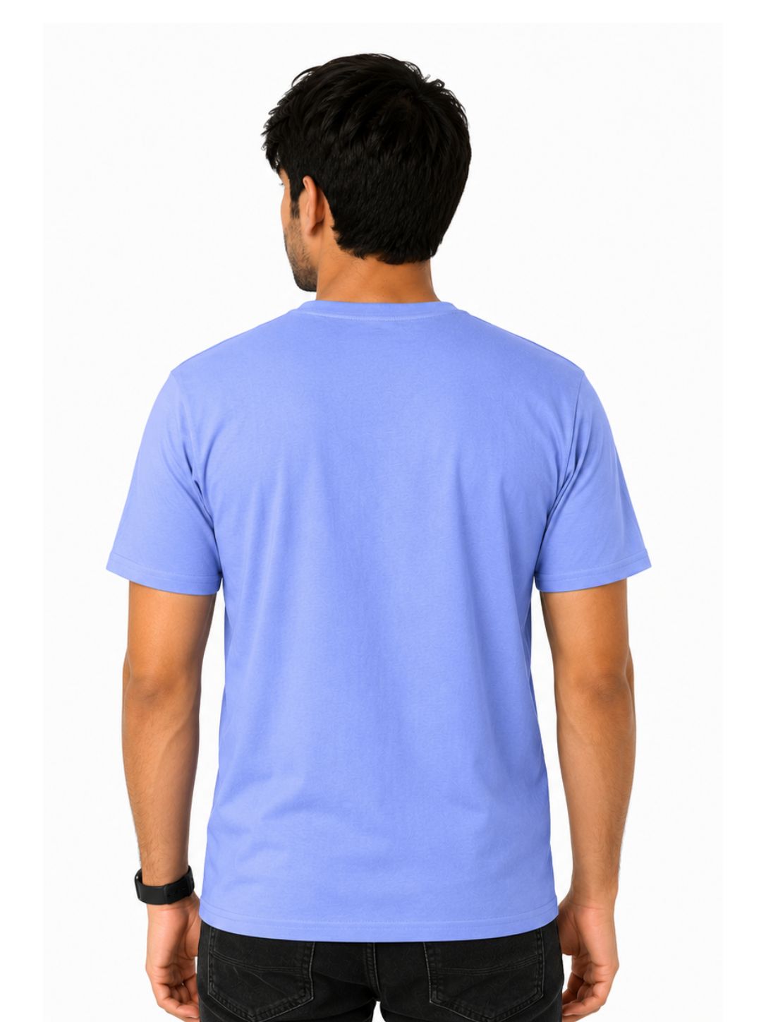 Baby Blue Short Sleeve Basic Premium Plain Tee