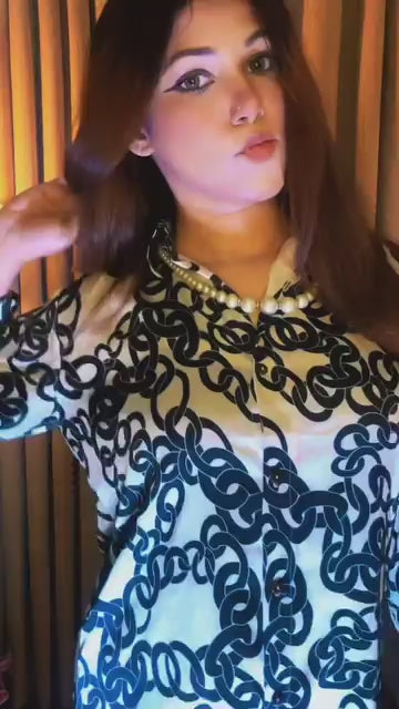 Monochrome Muse Printed Co-Ord Set